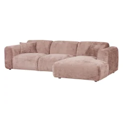WOOOD Hoekbank Cloud Rechts Roze