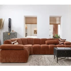WOOOD Hoekbank Mojo Roestbruin