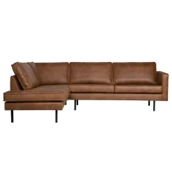 WOOOD Hoekbank Rodeo Links Cognac