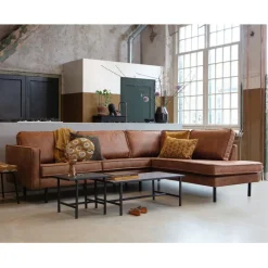 WOOOD Hoekbank Rodeo Rechts Cognac