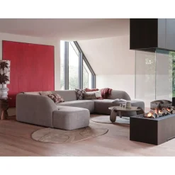 WOOOD Hoekbank Sloping Grijs