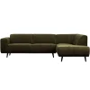 WOOOD Hoekbank Statement Rechts Groen