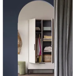 WOOOD Kledingkast Adam Dust - 100x200x53 cm