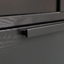 WOOOD Kledingkast Adam Zwart - 100x200x53 cm