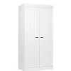 WOOOD Kledingkast Connect Wit - 94x195x53 cm