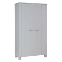 WOOOD Kledingkast Dennis Grijs - 111x202x55 cm