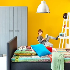 WOOOD Kledingkast Dennis Grijs - 111x202x55 cm