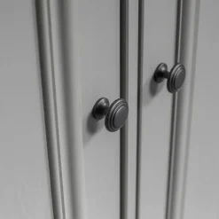 WOOOD Kledingkast Lily Grijs - 98x190x41 cm