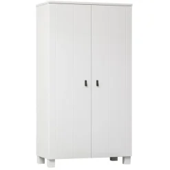 WOOOD Kledingkast Ties Wit - 111x202x55 cm