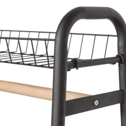 WOOOD Kledingrek Jovi Zwart - 70x167x41 cm