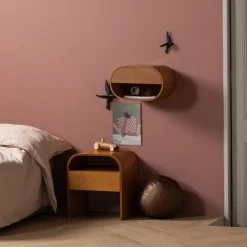 WOOOD Ladekast Momo Bruin - 39x23x28 cm