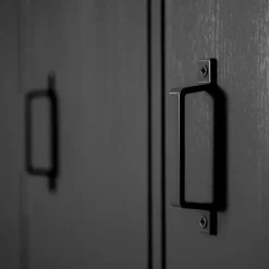 WOOOD Lockerkast Stijn Zwart - 103x187x40 cm