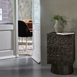 WOOOD Nachtkastje Crumble Bruin - 40x66x37 cm