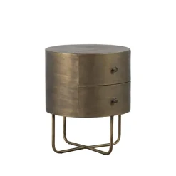 WOOOD Nachtkastje Glossy Goud - 39x48x39 cm