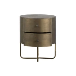 WOOOD Nachtkastje Glossy Goud - 39x48x39 cm