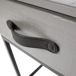 WOOOD Nachtkastje Morris Leem - 35x52x35 cm