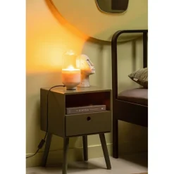 WOOOD Nachtkastje Ozzy Groen - 36x53x30 cm