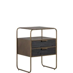 WOOOD Nachtkastje Polite Bruin