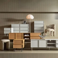 WOOOD Nachtkastje Tours Naturel - 45x51x42 cm