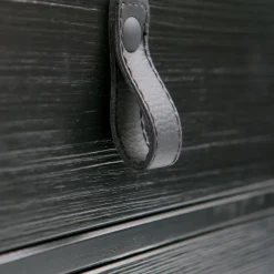 WOOOD Nachtkastje Zola Zwart - 40x74x35 cm