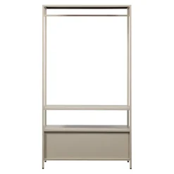 WOOOD Open Kledingkast Ferris Zand - 100x185x54 cm