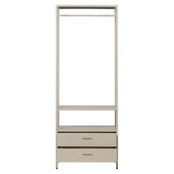 WOOOD Open Kledingkast Ferris Zand - 70x185x54 cm