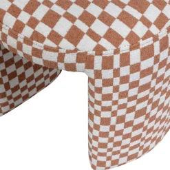 WOOOD Poef Charlie Oranje - Ø 45 cm