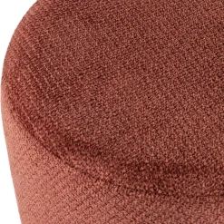 WOOOD Poef Islen Bordeauxrood - Ø 39 cm