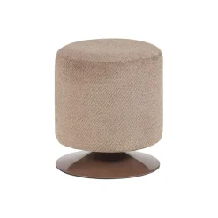 WOOOD Poef Islen Bruin - Ø 39 cm