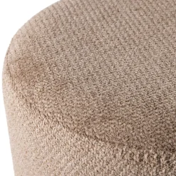 WOOOD Poef Islen Bruin - Ø 39 cm