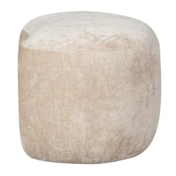 WOOOD Poef Popular Beige - 73x51 cm