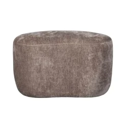 WOOOD Poef Popular Taupe - 73x51 cm