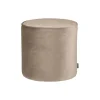 WOOOD Poef Sara Khaki - Ø 46 cm