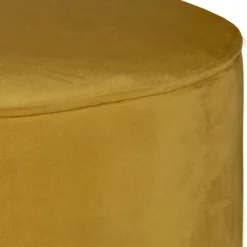 WOOOD Poef Sara Oker - Ø 46 cm