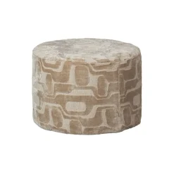 WOOOD Poef Yago Naturel - Ø 60 cm