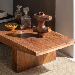 WOOOD Salontafel Eron Bruin - 152x48 cm