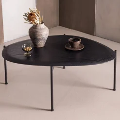 WOOOD Salontafel Kota Zwart - 92x67 cm