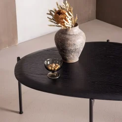 WOOOD Salontafel Kota Zwart - 92x67 cm