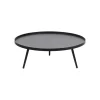 WOOOD Salontafel Mesa Zwart - Ø 100 cm