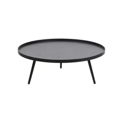 WOOOD Salontafel Mesa Zwart - Ø 100 cm