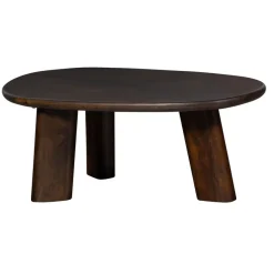 WOOOD Salontafel Roundly Bruin - 110x60 cm