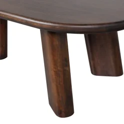 WOOOD Salontafel Roundly Bruin - 110x60 cm