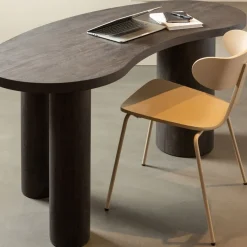 WOOOD Sidetable Maan Donkerbruin - 150x75x70 cm