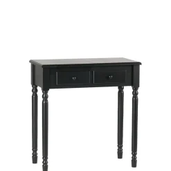 WOOOD Sidetable Romy Zwart - 75x78x38 cm