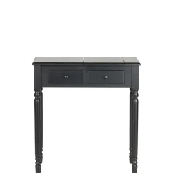 WOOOD Sidetable Romy Zwart - 75x78x38 cm