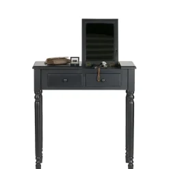 WOOOD Sidetable Romy Zwart - 75x78x38 cm