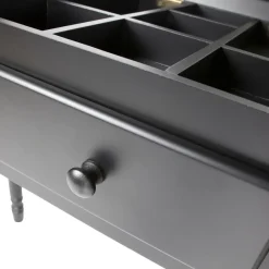 WOOOD Sidetable Romy Zwart - 75x78x38 cm