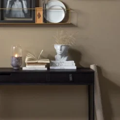 WOOOD Sidetable Silas Zwart - 140x74x40 cm