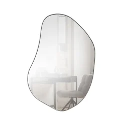 WOOOD Spiegel Romee Zwart - 100x70 cm