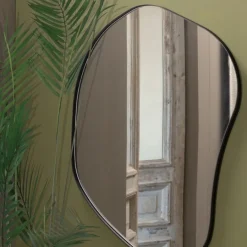 WOOOD Spiegel Romee Zwart - 100x70 cm